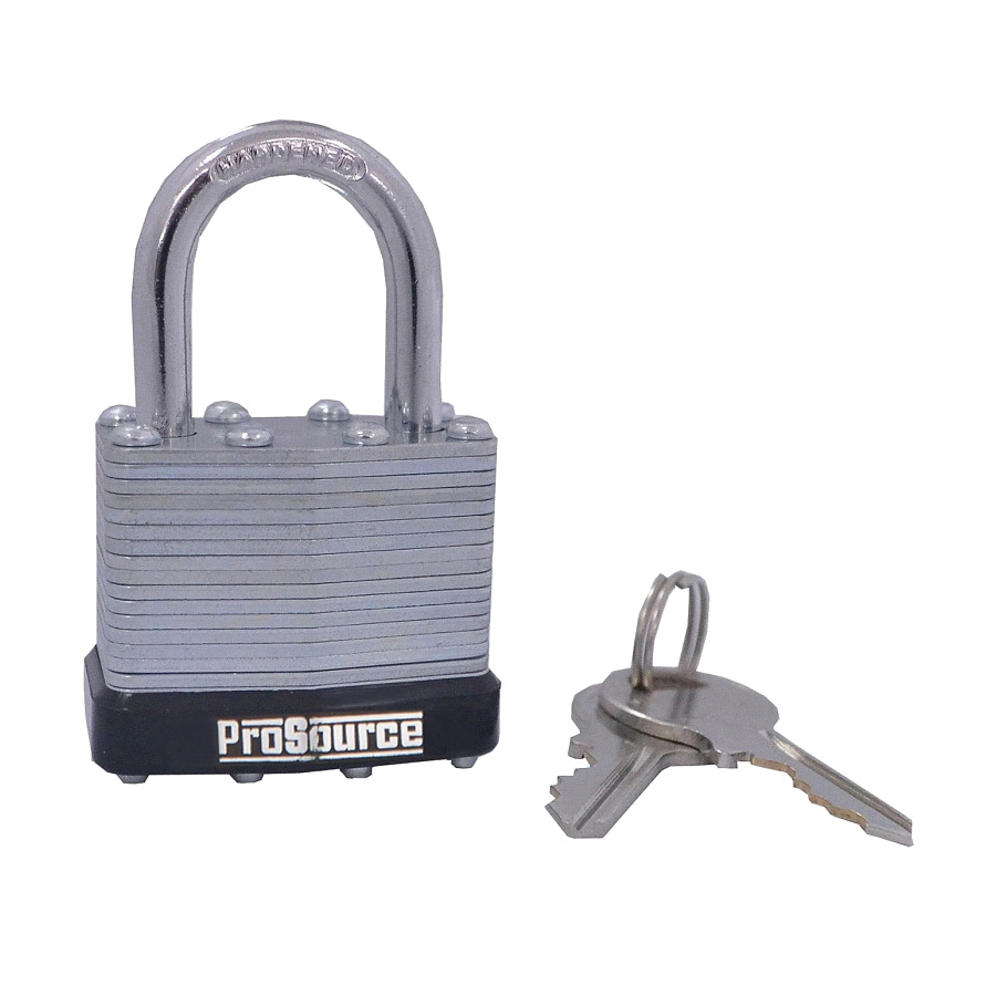Padlock w/Bumper Zinc 1-1/2" Wide 1" Shackel Clearance