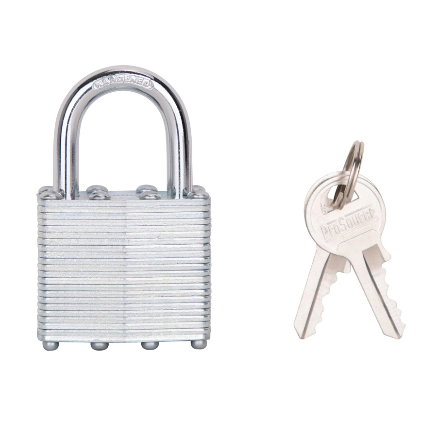 Padlock Zinc 1-1/2" Wide 1" Shackel Clearance
