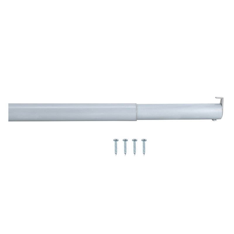 Closet Rod 18"-30" Silver Adjustable  