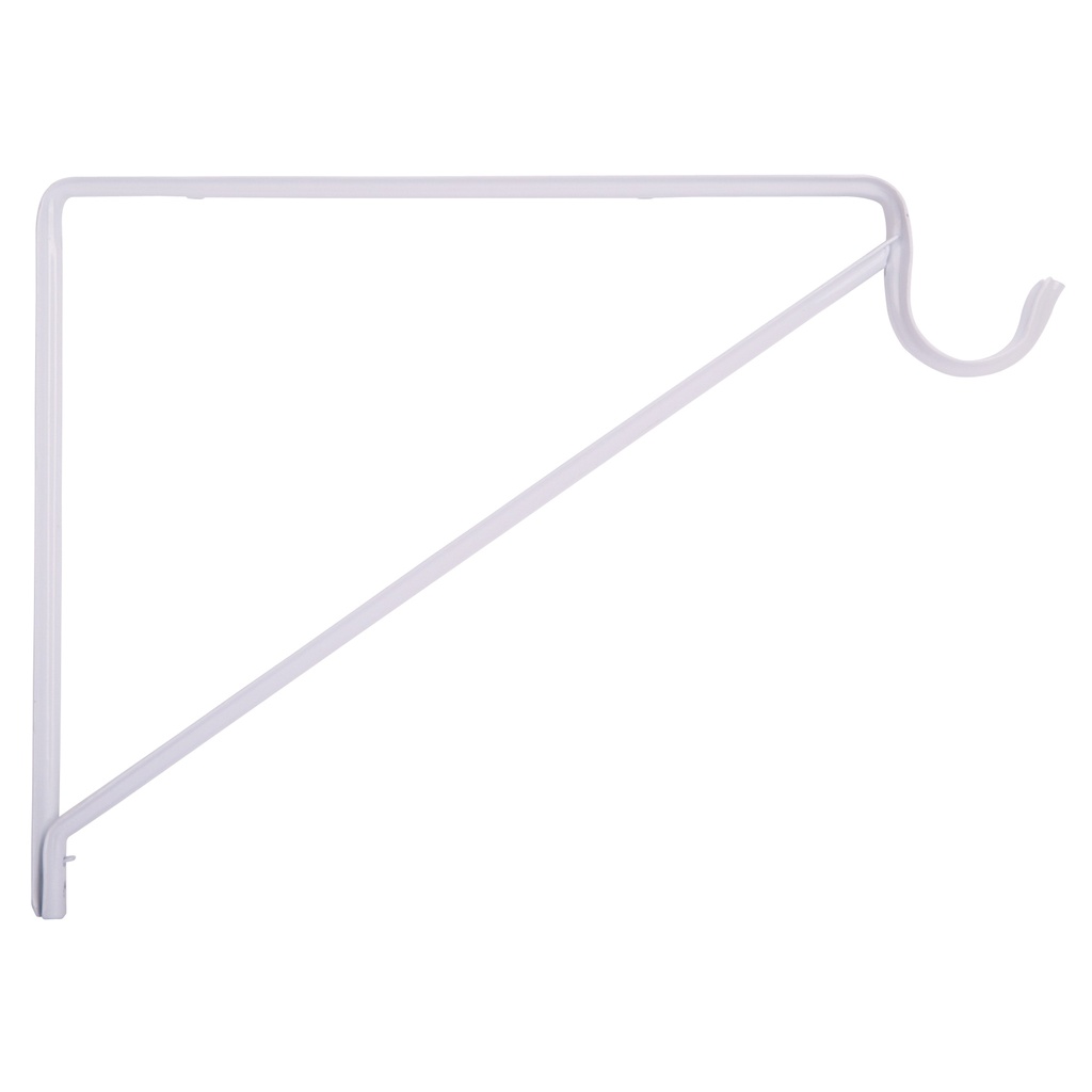 Shelf Bracket /Rod White 13" 66LB  
