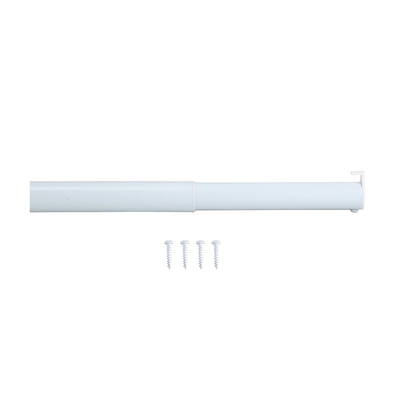 Closet Rod 18"-30" White Adjustable  