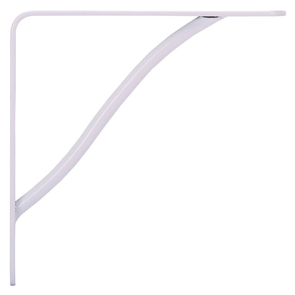 Shelf Bracket 6"x6" White Decorative
