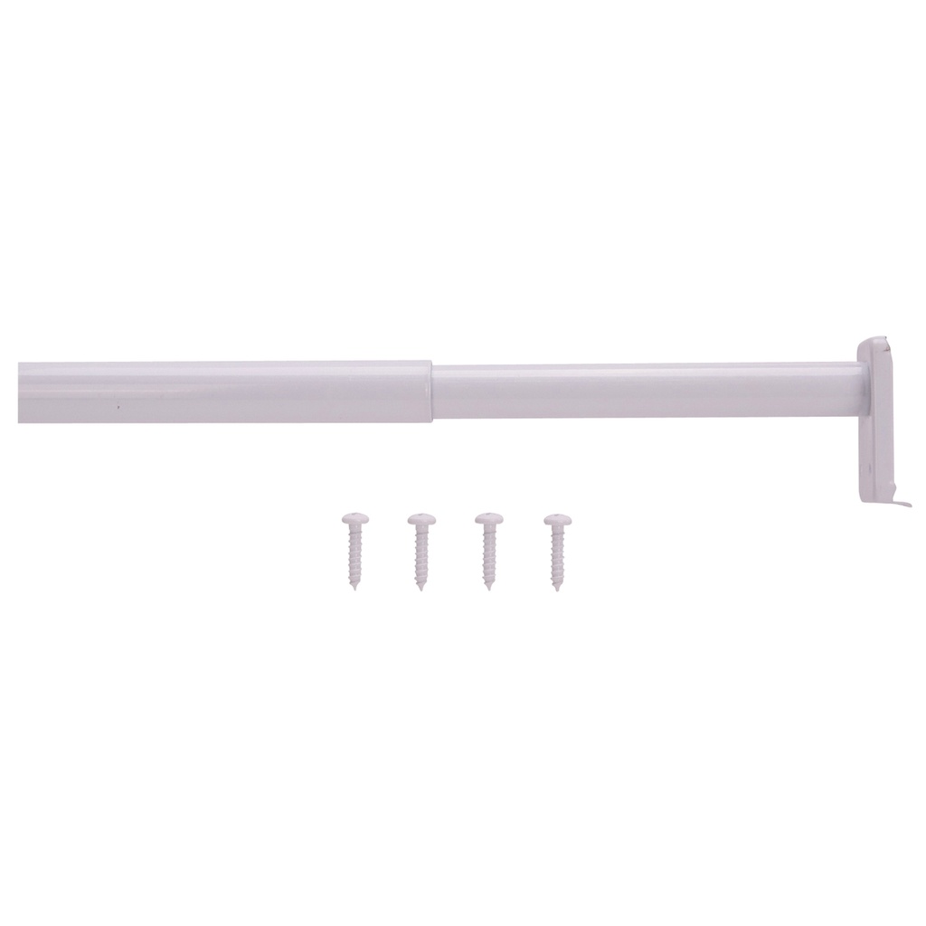 Closet Rod 30"-48" White Adjustable  