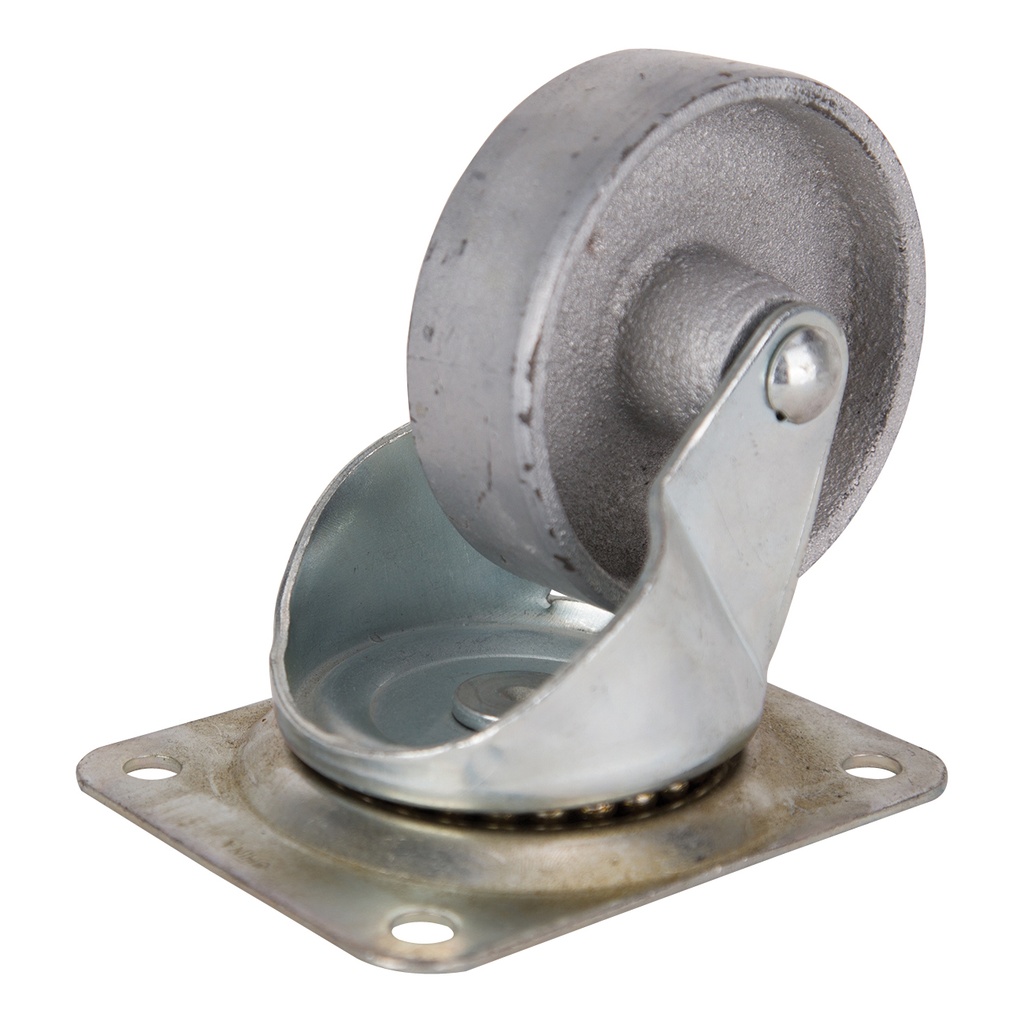 Caster Swivel Plate 4" Steel Wheel 500LB  