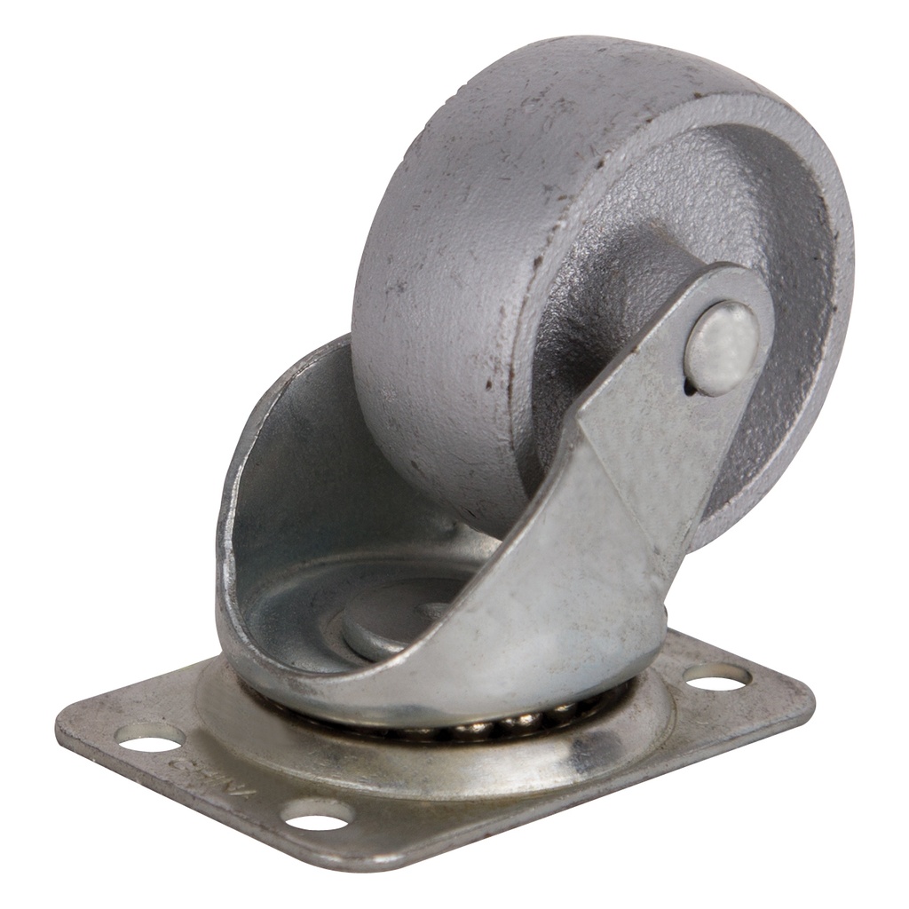Caster Swivel Plate 2" Steel Wheel 120LB  
