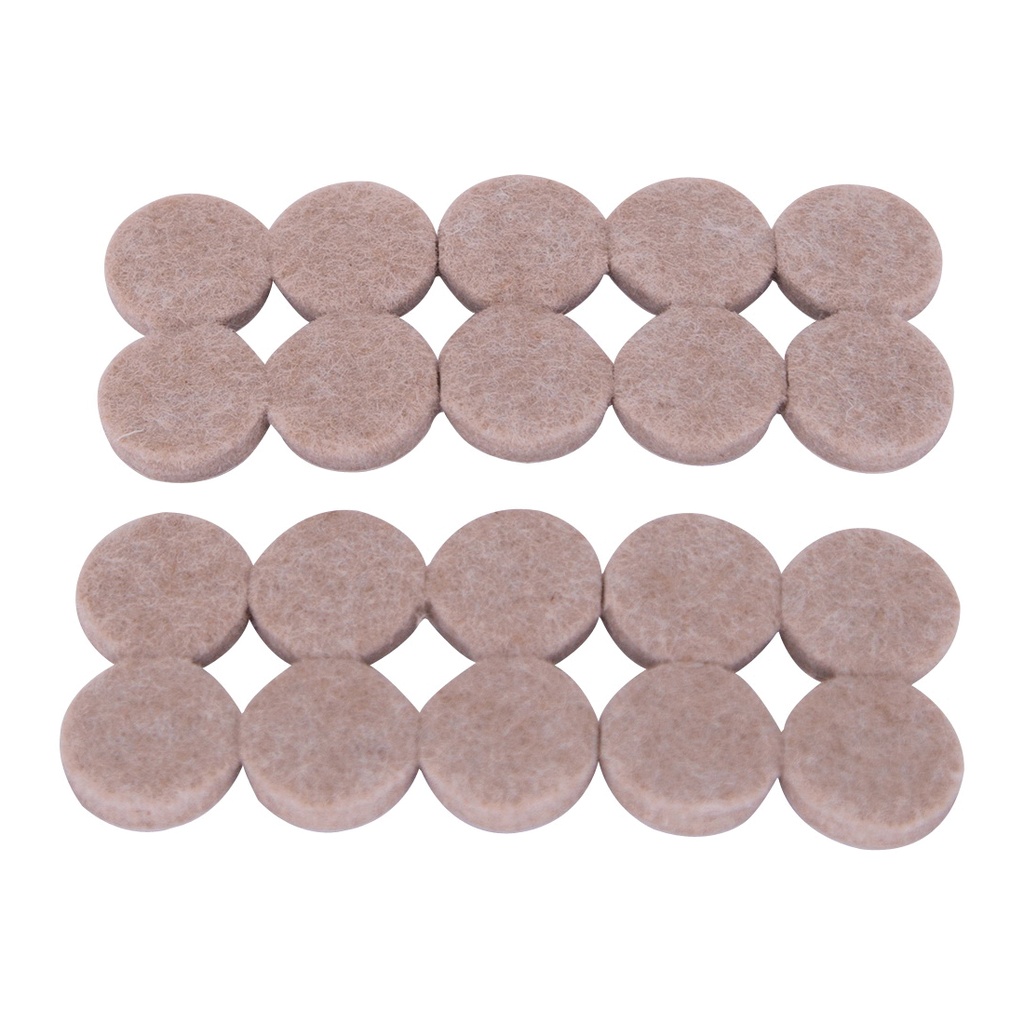 Furniture Pad 3/4" Round Felt Beige PK20