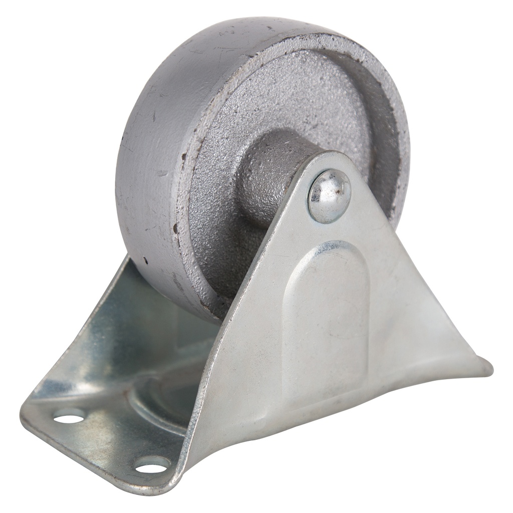 Caster Rigid Plate 4" Steel Wheel 500LB  
