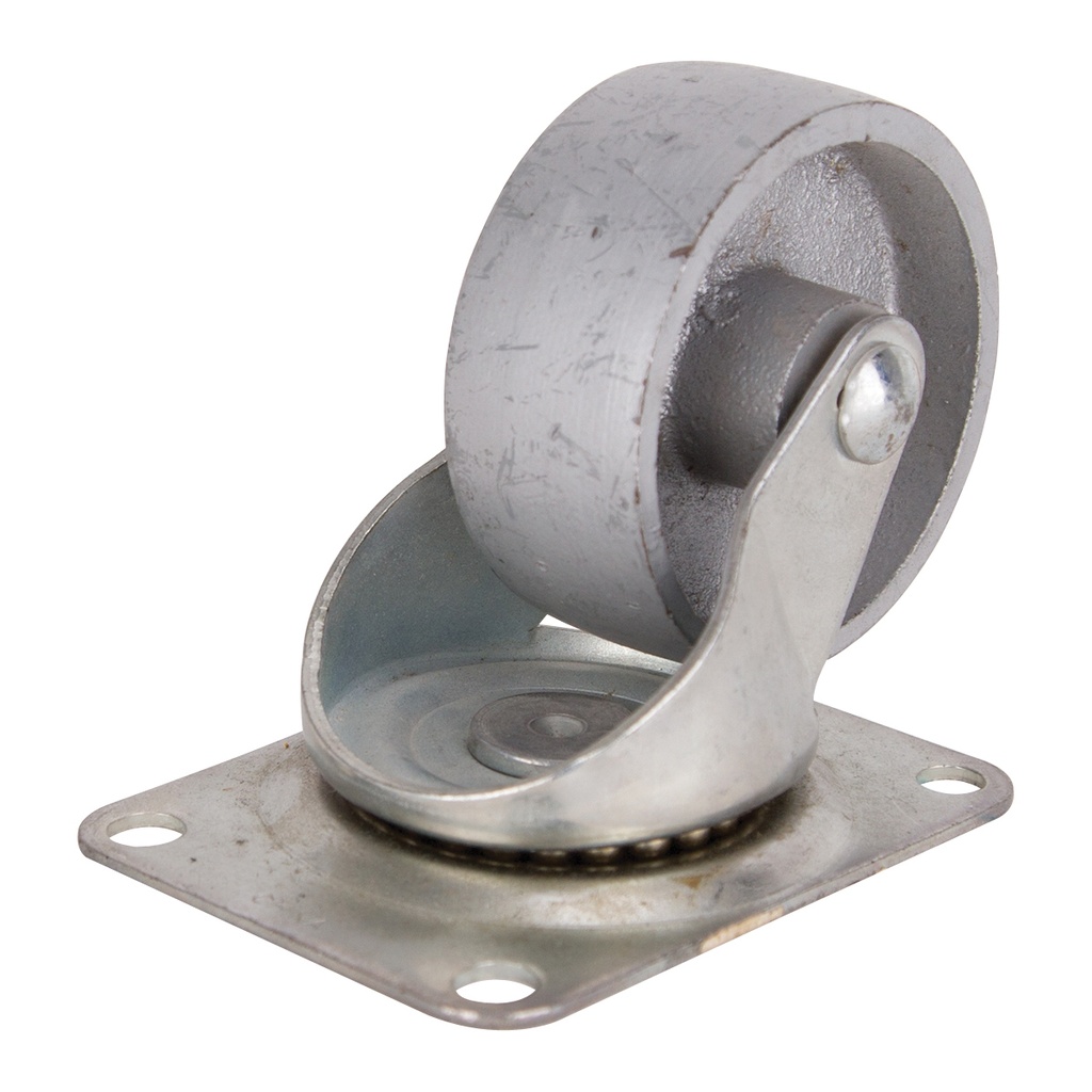 Caster Swivel Plate 3" Steel Wheel 250lb