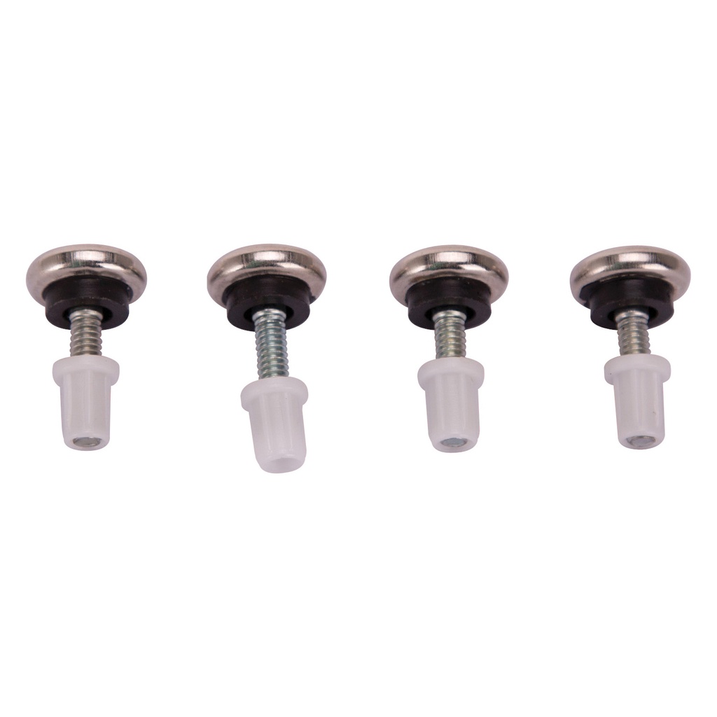 Furniture Glide 7/8" Nickel Threaded Stem PK4