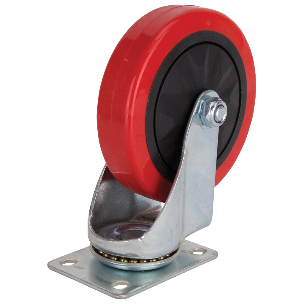 Caster Swivel Plate 5"Polyurethane Wheel 275lb
