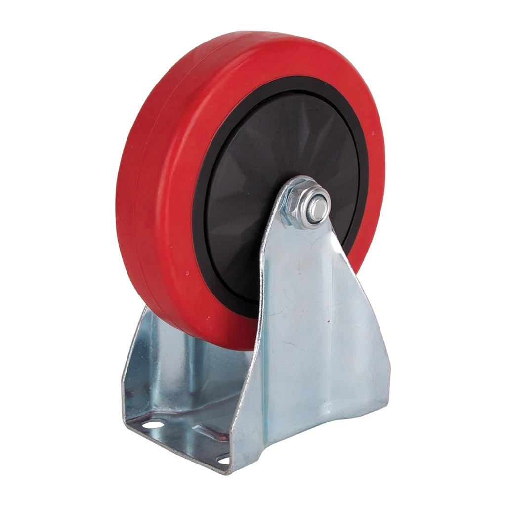 Caster Rigid Plate 5" Polyurethane Wheel 275lb