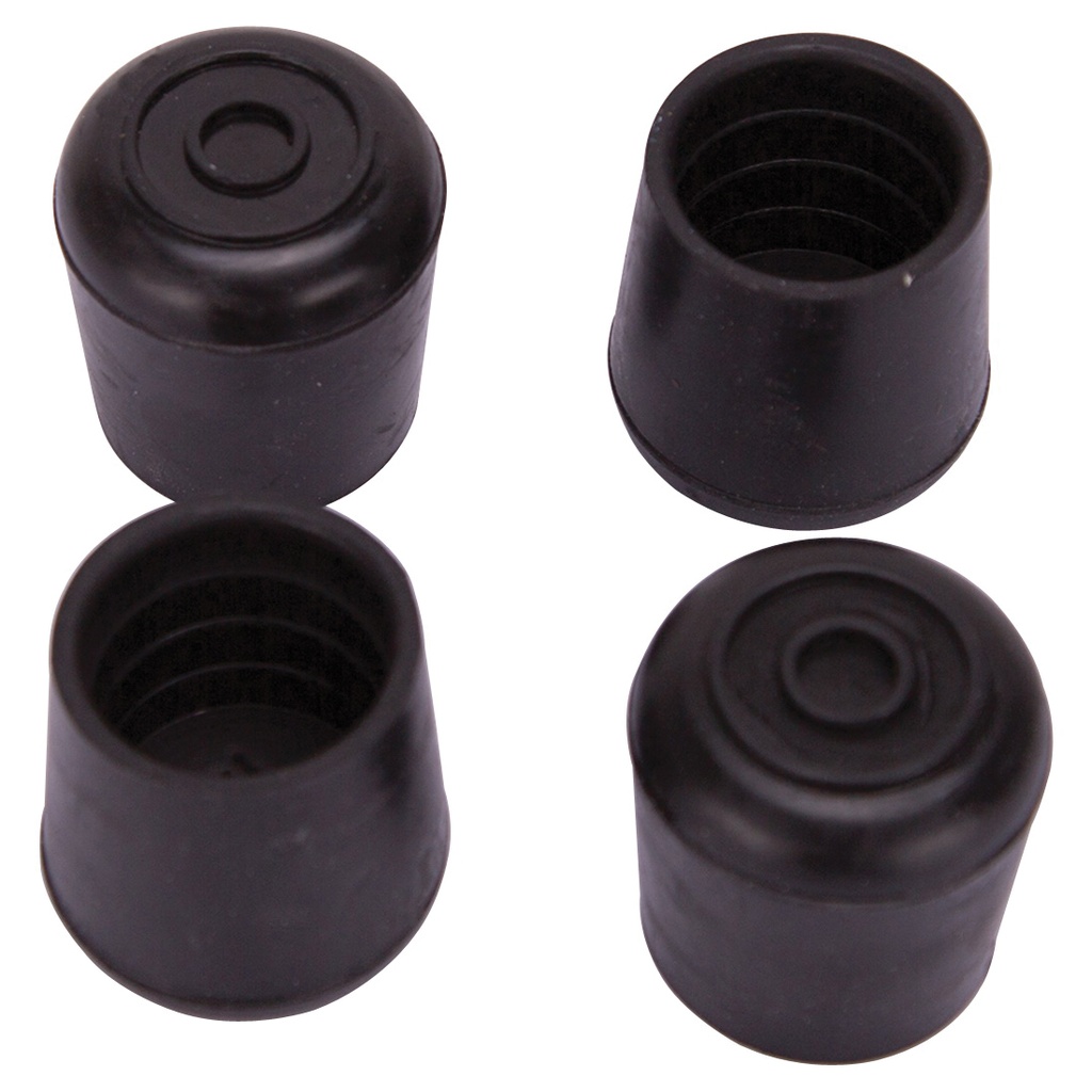 Furniture Leg Tip 1¼" Black Rubber PK4