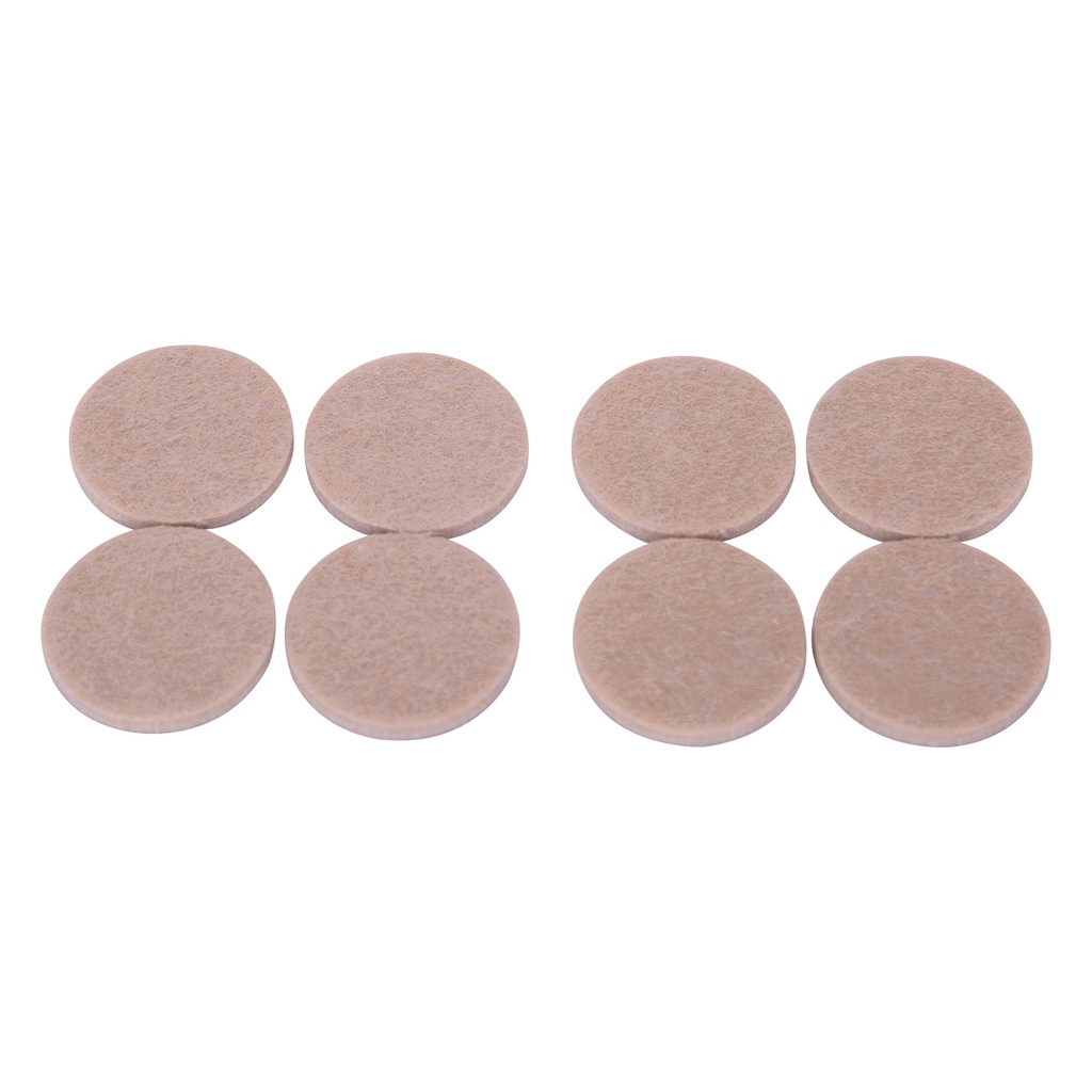 Furniture Pad 1½" Round Felt Beige PK8