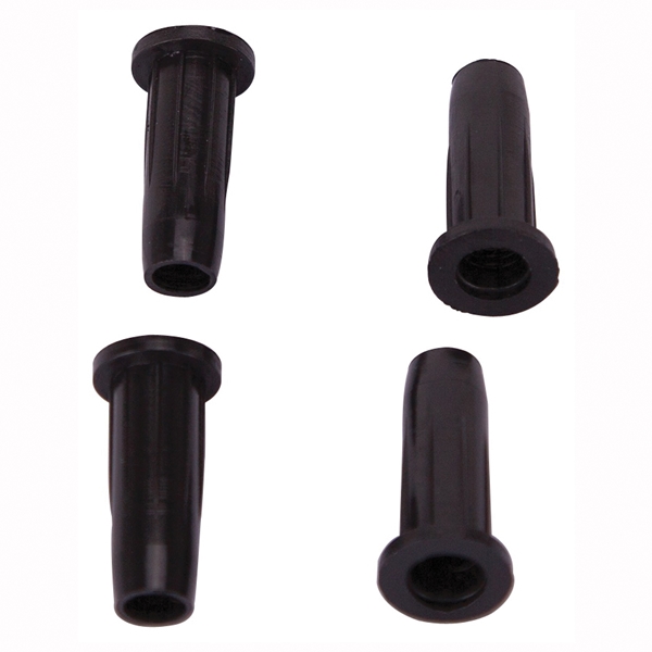 Furniture Socket 1/2" Stem Caster Black PK4