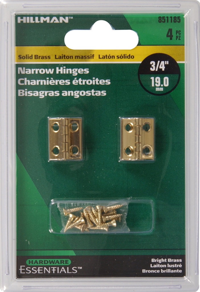 CD-NARROW HNG 3/4 SB/BB