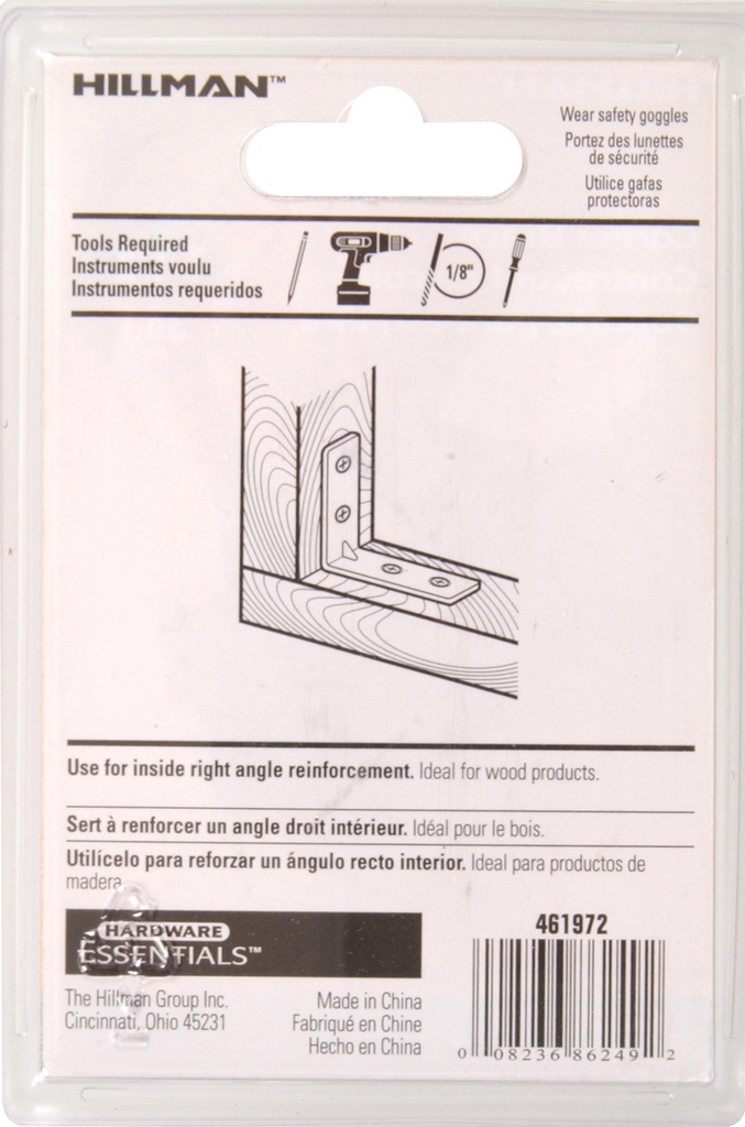 CD-CRN BRACE 1.5X1/2 Z&Y