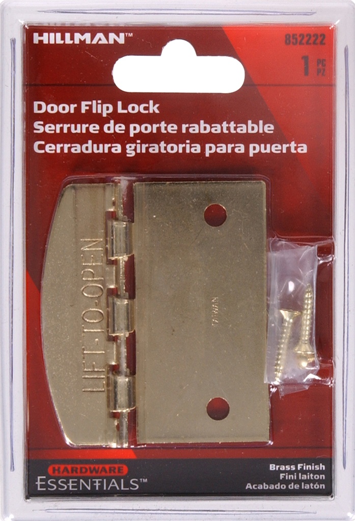CD-FLIP LOCK BRS PLTD