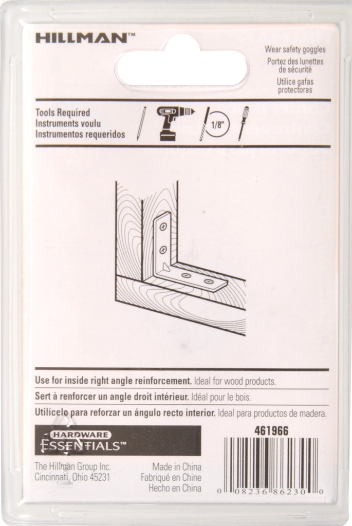 CD-CRN BRACE 3/4X1/2 ZC