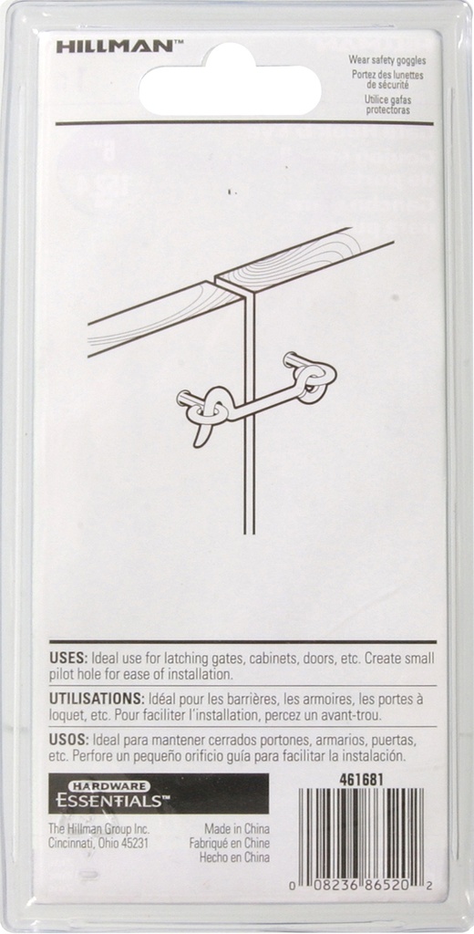 6 in.Gate Hook & Eye