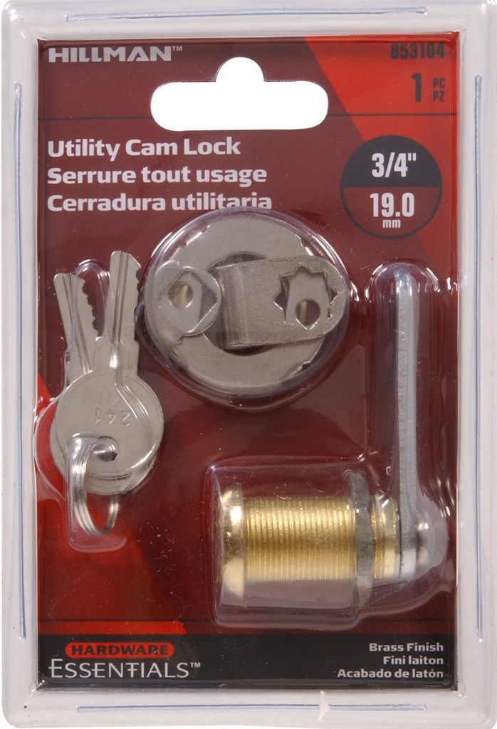 CD-UTILITY LCK 3/4 BRSPL