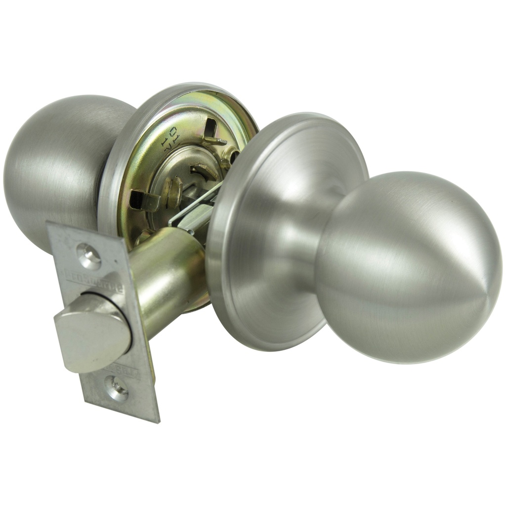 Door Knob Hall & Closet Stainless Steel Saturn