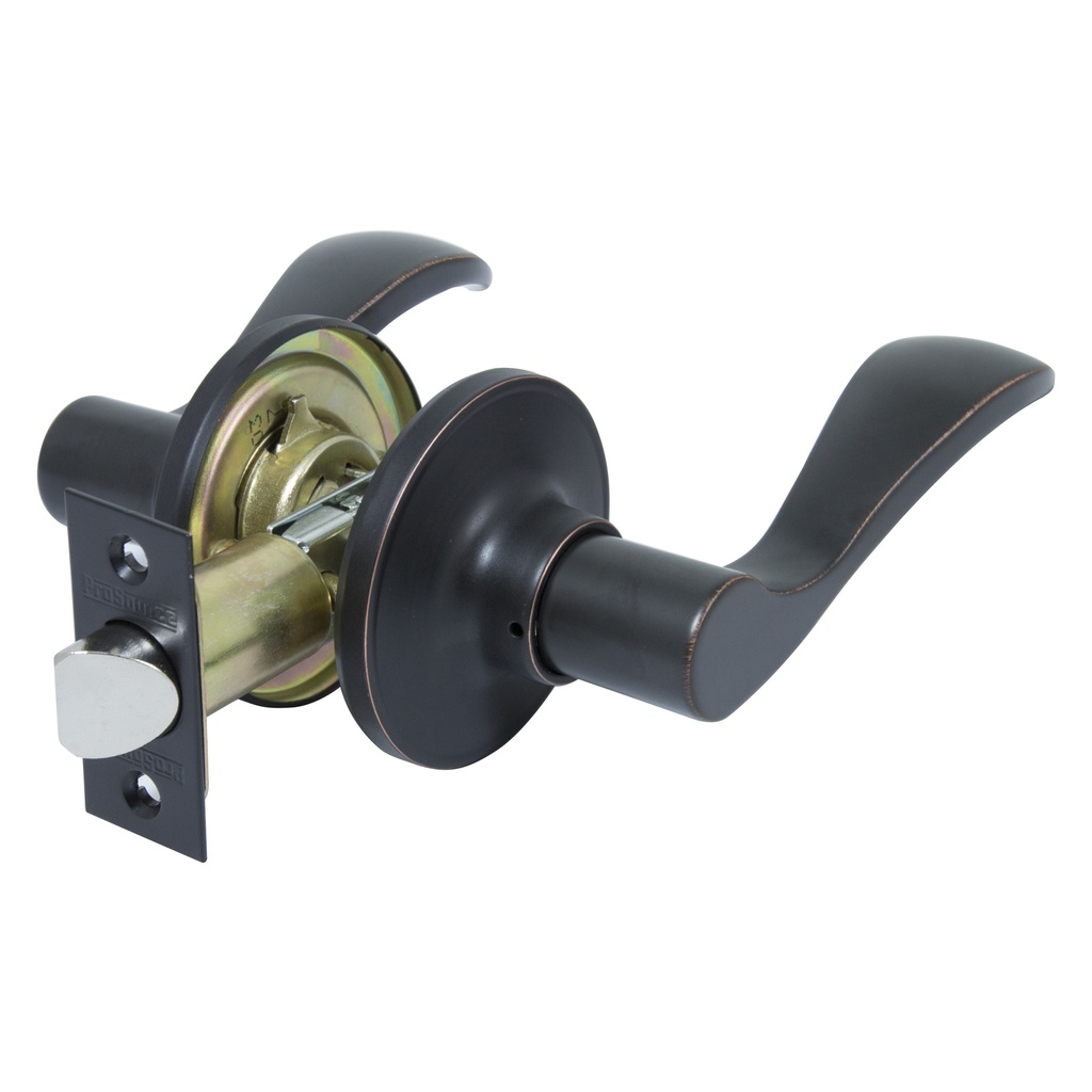 Door Lever Hall & Closet Aged Bronze