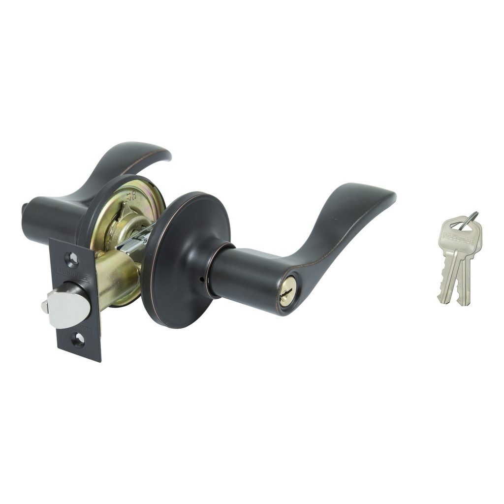 Door Lever Entry Aged Bronze  