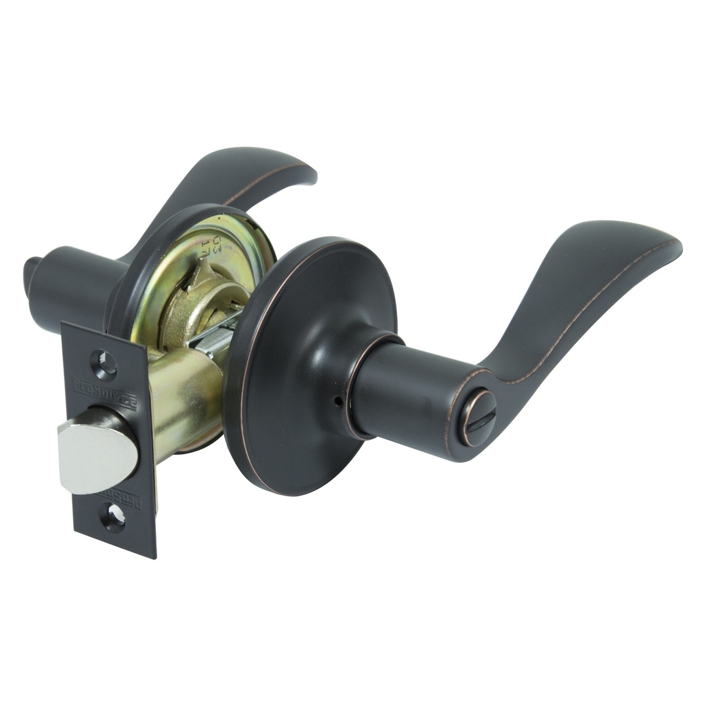 Door Lever Bed & Bath Aged Bronze  