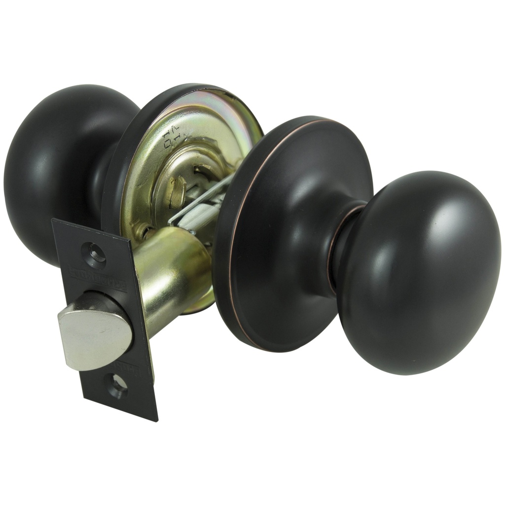 Door Knob Hall & Closet Aged Bronze Baron