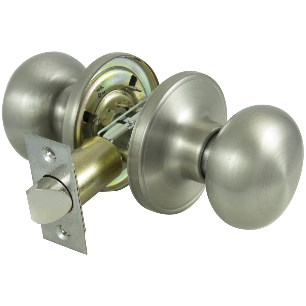 Door Knob Hall & Closet Satin Nickel Baron