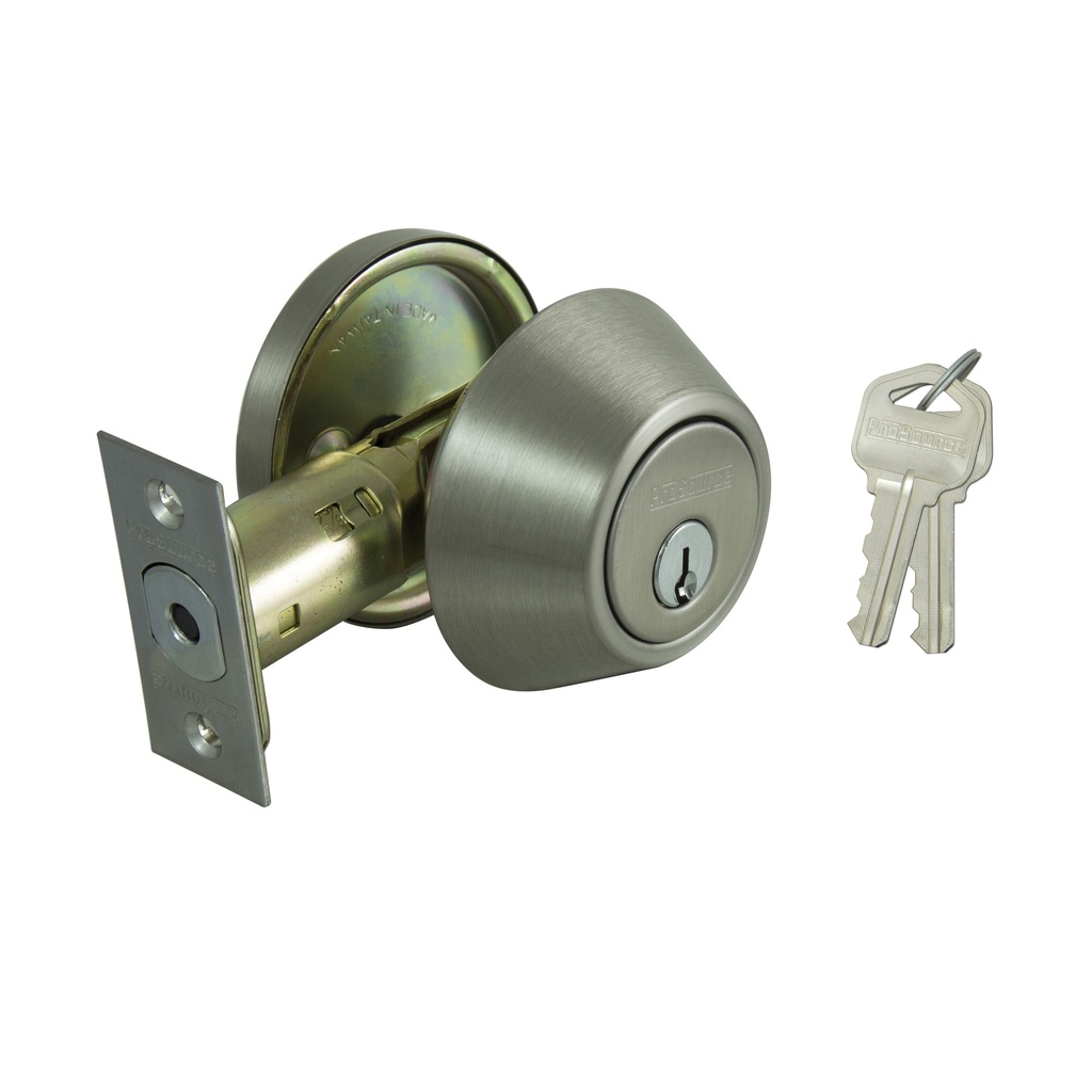 Deadbolt Single Cylinder Satin Nickel