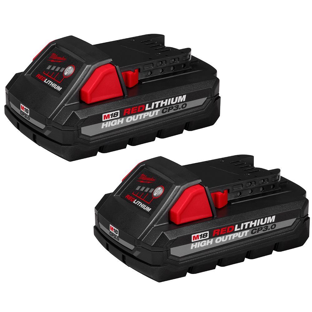M18 RED LITHIUM CP3.0 BATRY 2P