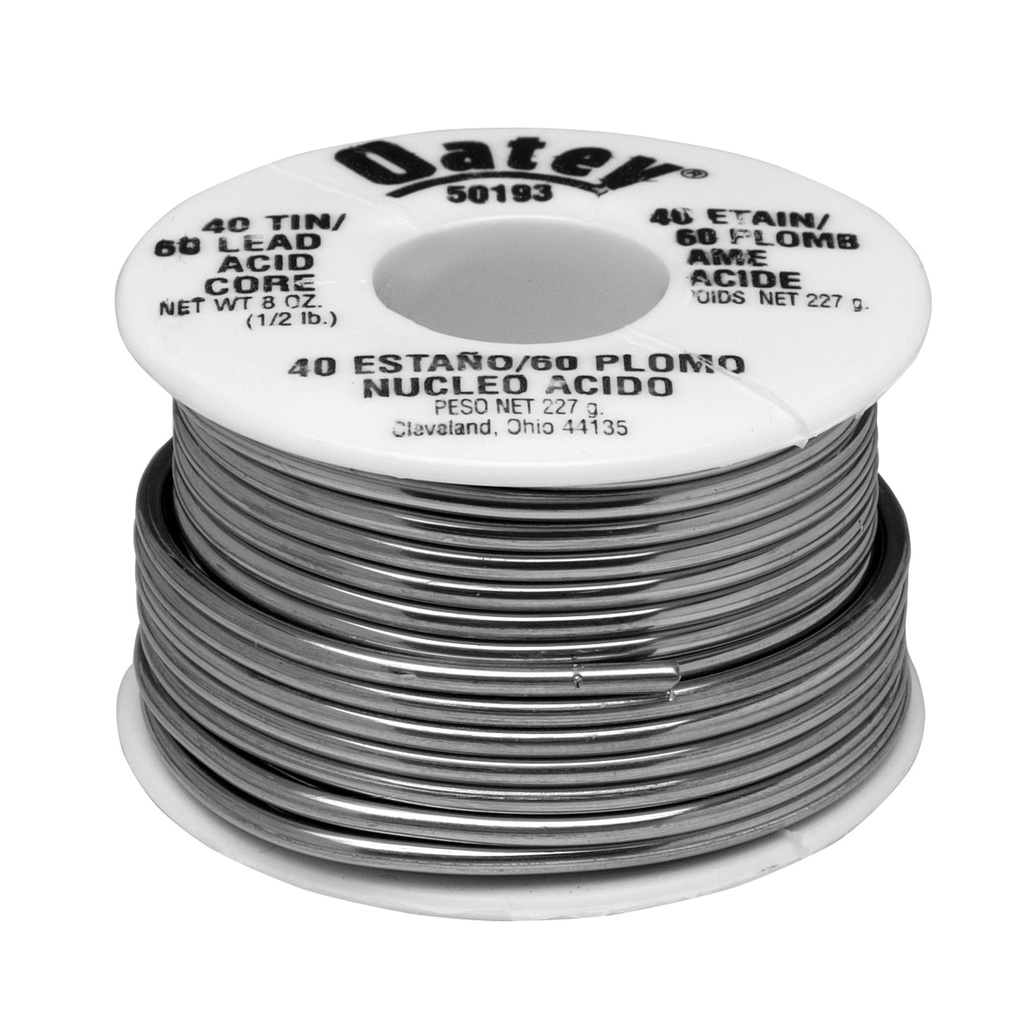 40/60 Acid Core Solder 1/2LB 5