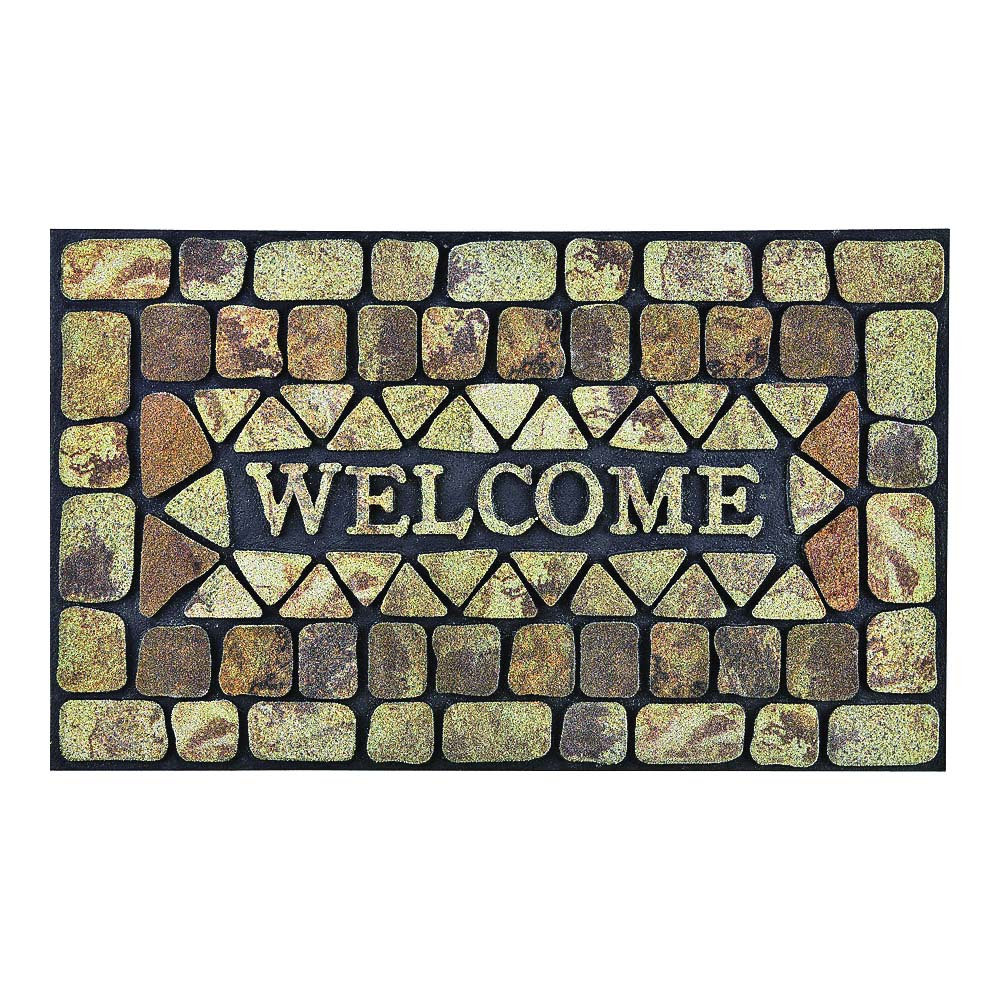 DOOR MAT 18IN X 30IN FLCK PRNT