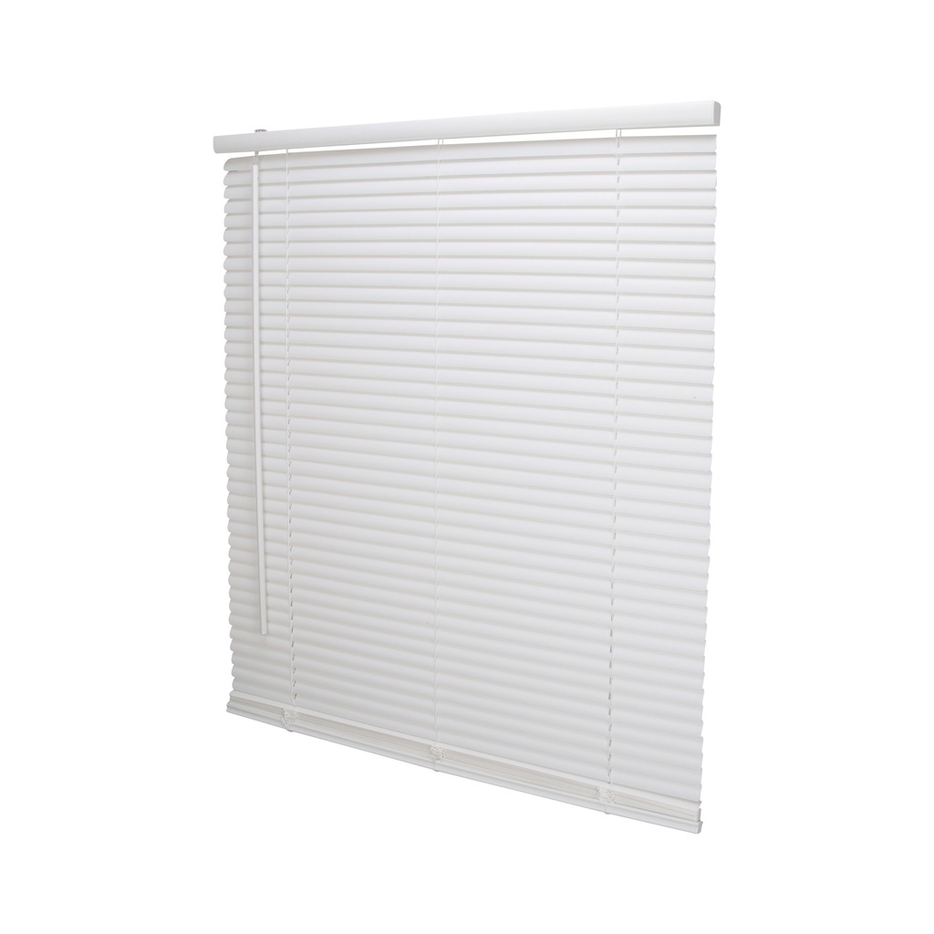 Blind Mini Cordless 31"x72" White 1" Slats