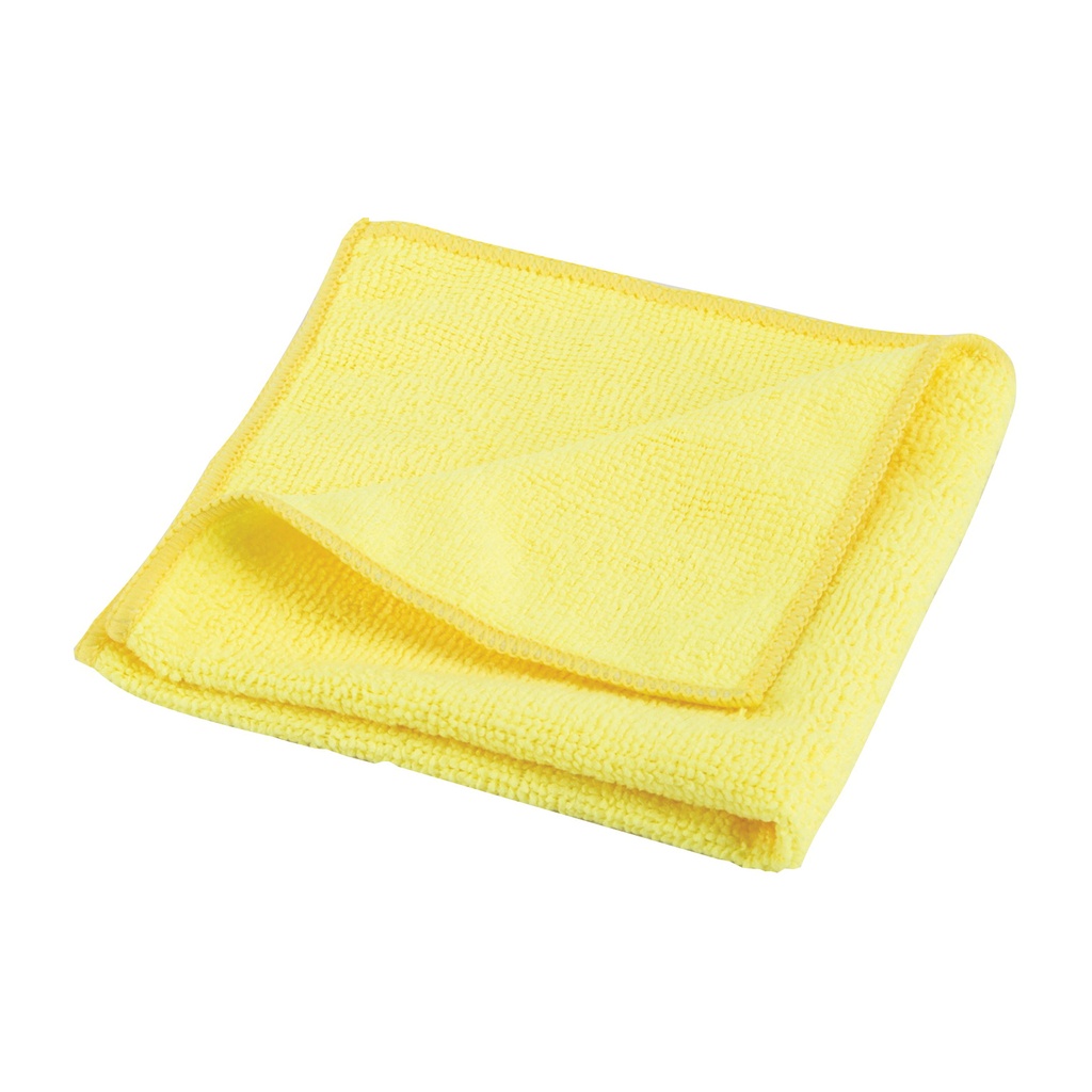 Cleaning Cloth Microfiber 12"x12" 12pk Yellow