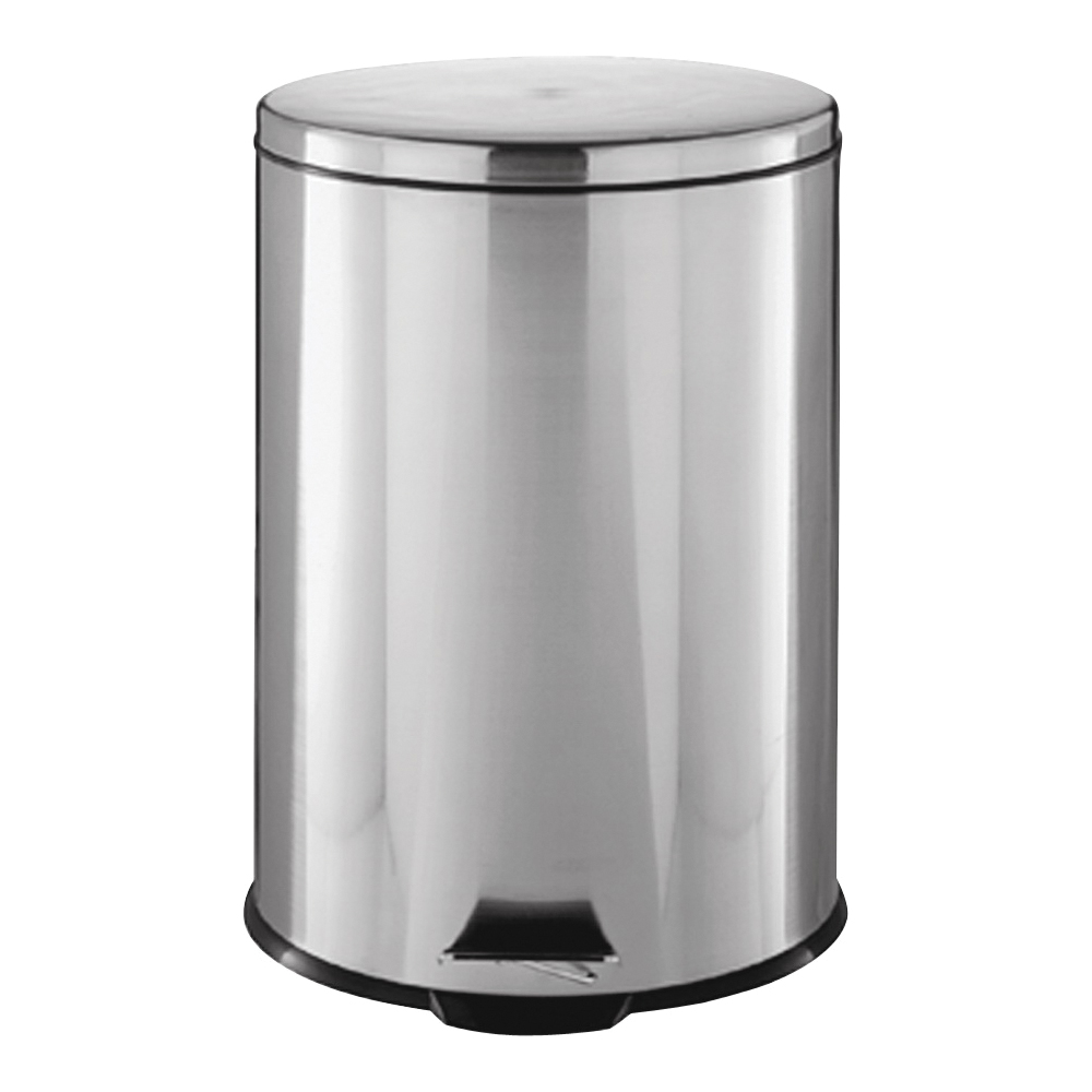 Step Trash Can 7 Lit (1.85 Gal) Round Stainless Steel