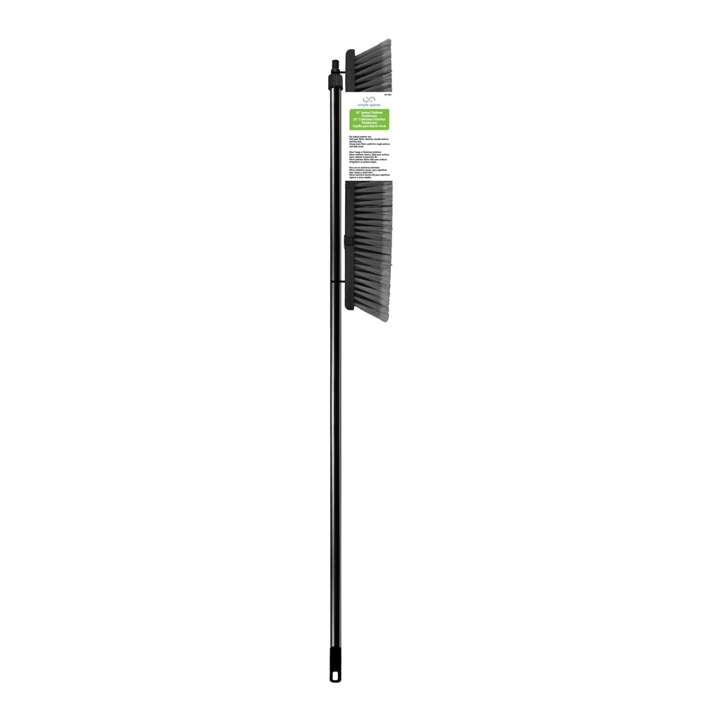 PUSH BROOM 24IN POLY BRISTLES