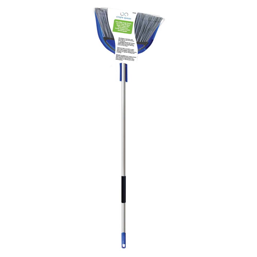 LARGE ANGLE BROOM W/DUST PAN