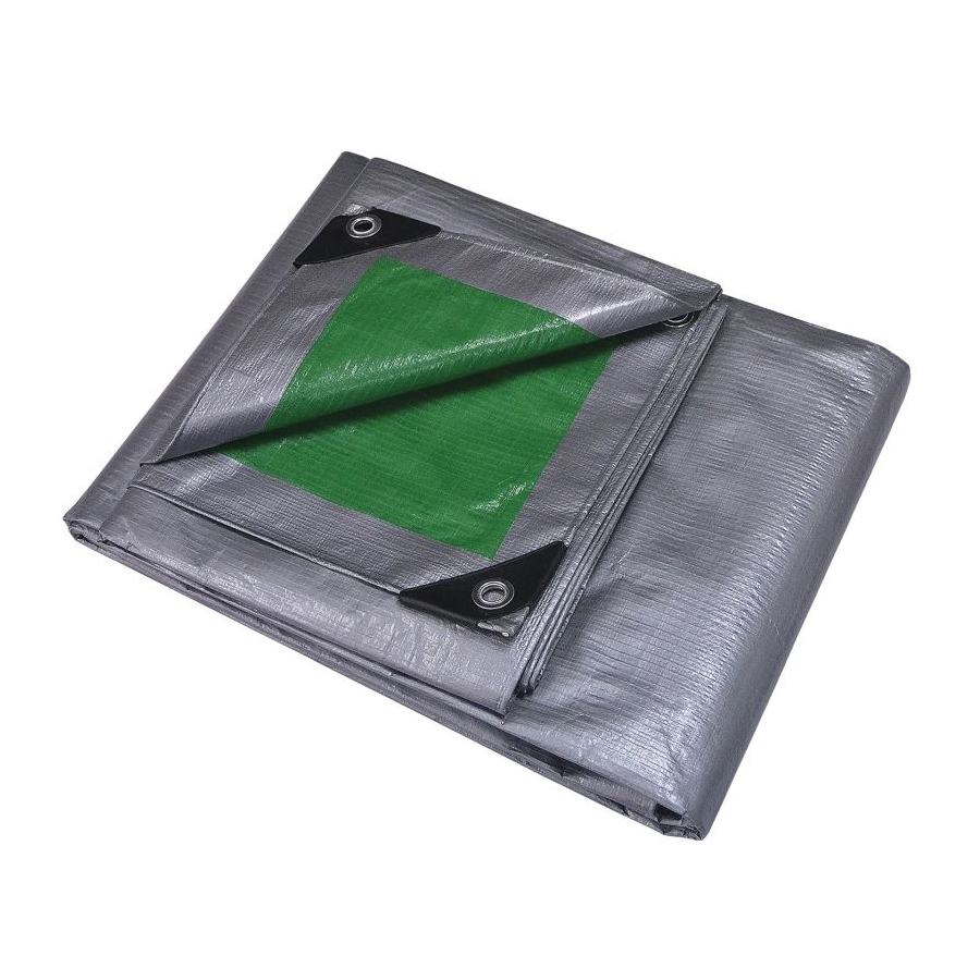 Tarp 6'x8' Green/Silver Heavy Duty Reversible