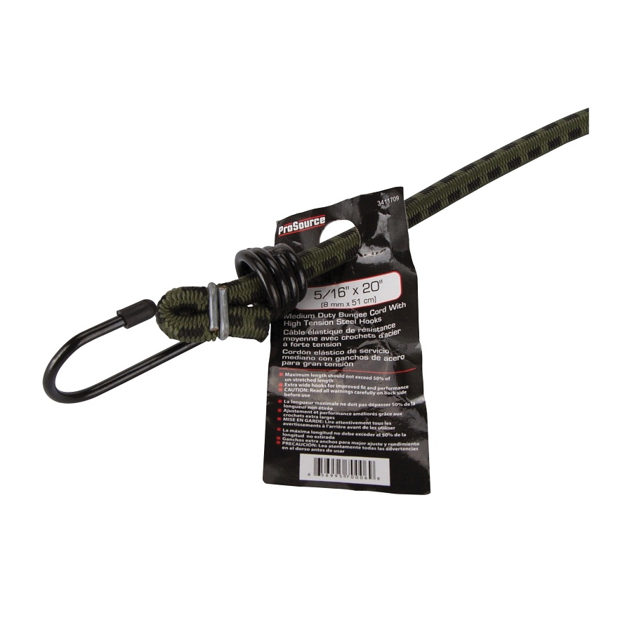 Bungee Cord 20"x5/16" Camouflage