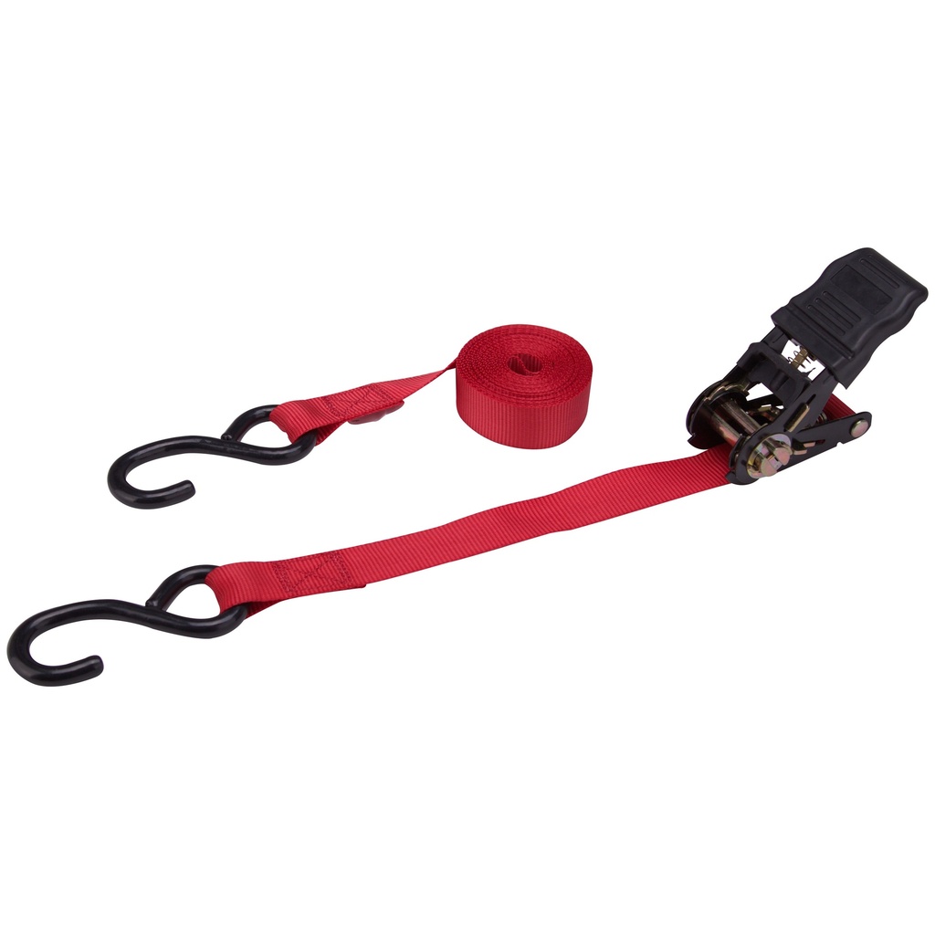 Tie Down Ratchet 1"x14FT Red 500LB