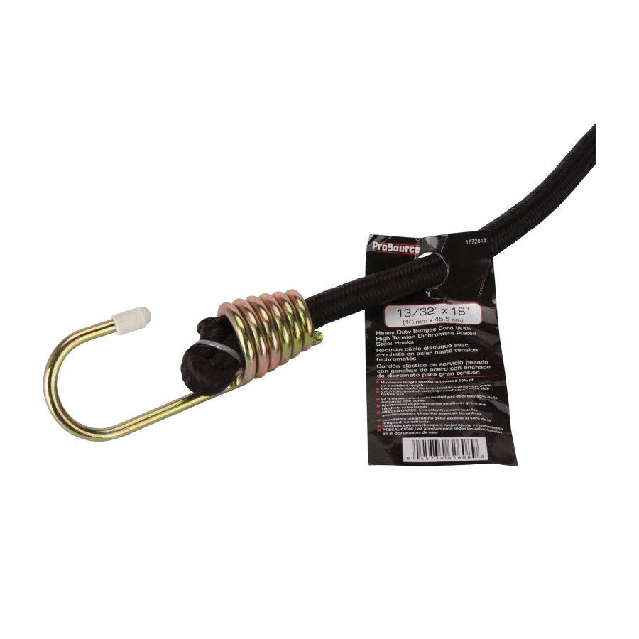 Bungee Cord 18"x13/32" Black