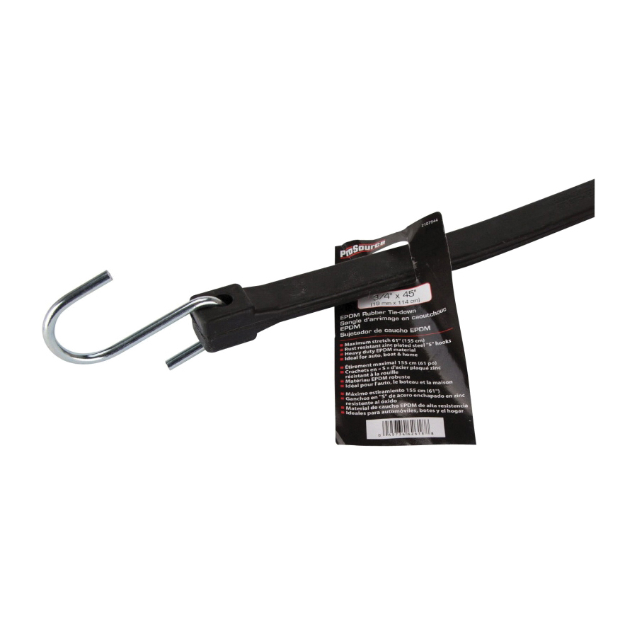 Tie Down EPDM Rubber 45"x3/4"