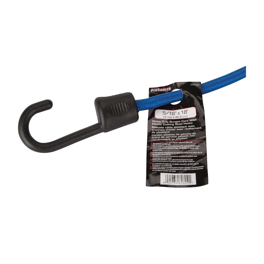 Bungee Cord 18"x5/16" Blue