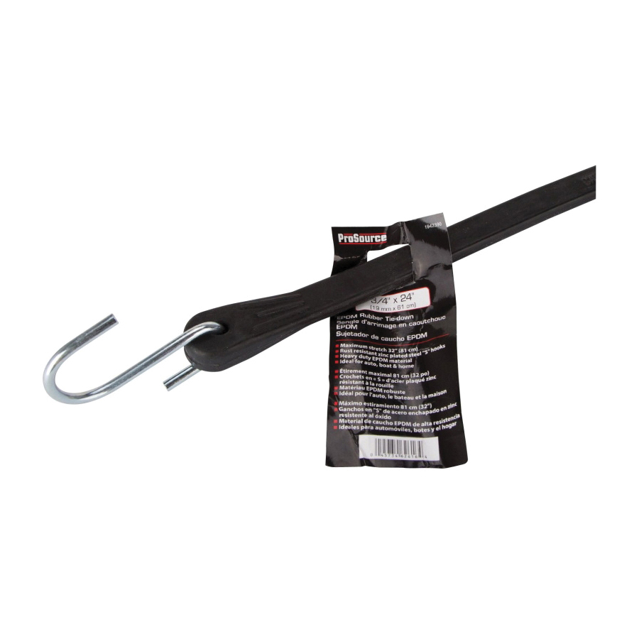 Tie Down EPDM Rubber 24"'x3/4"