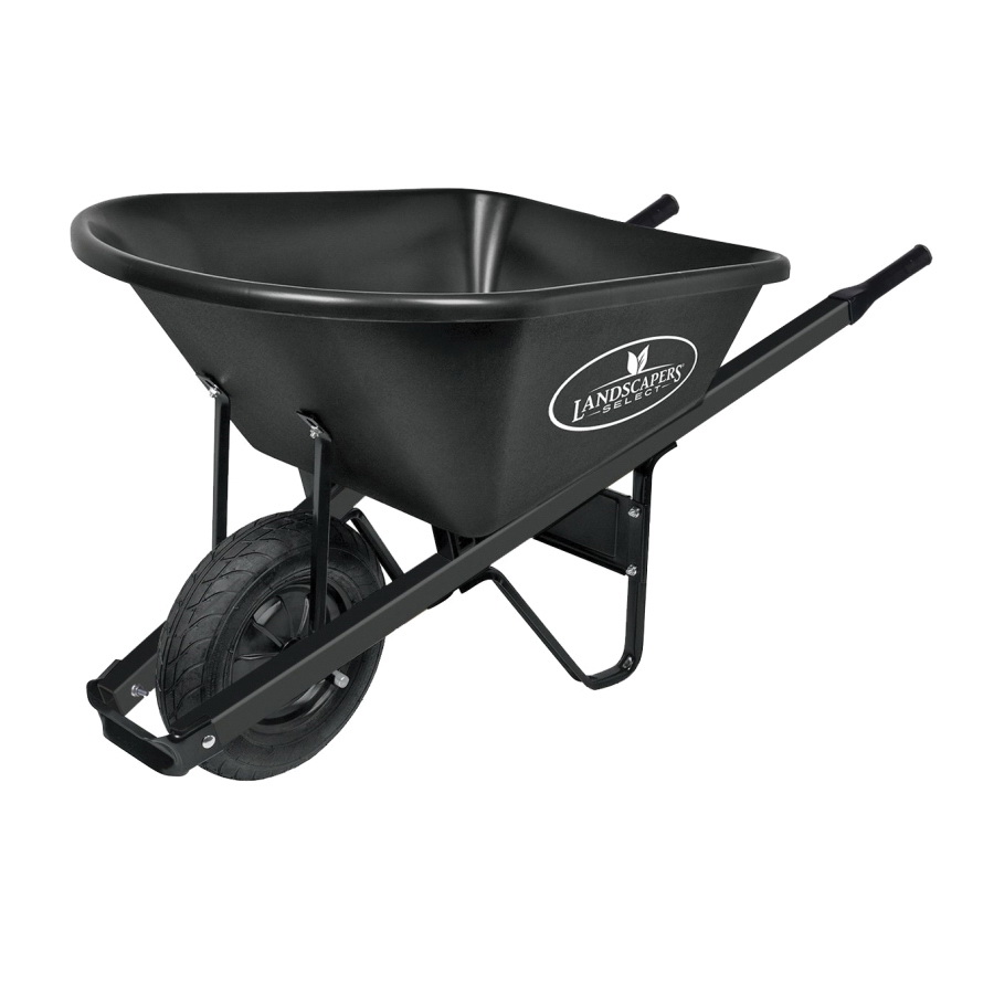 Wheelbarrow Black Polypropylene Tray 6Cu.Ft