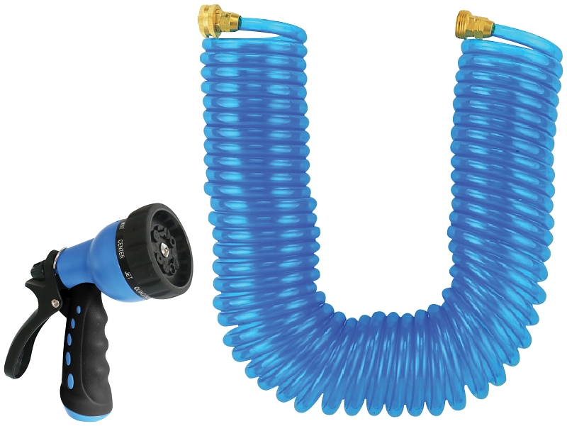 Coil Hose w/Nozzle 50ft
