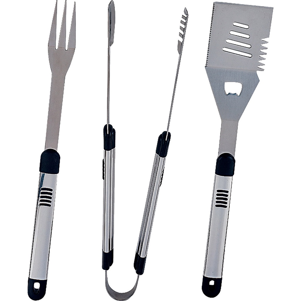 BBQ Tool Set 3pc Stainless Steel