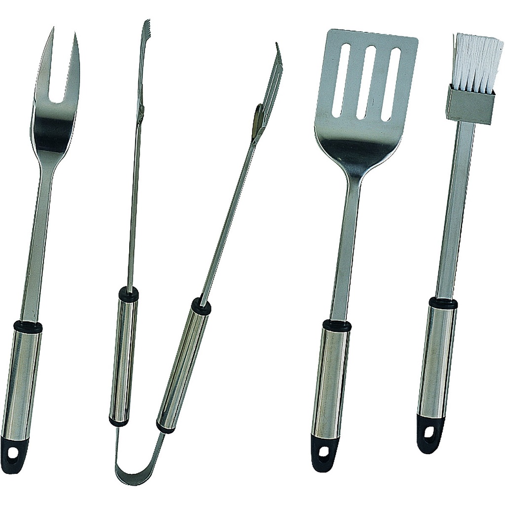 BBQ Tool Set 4pc Stainless Steel